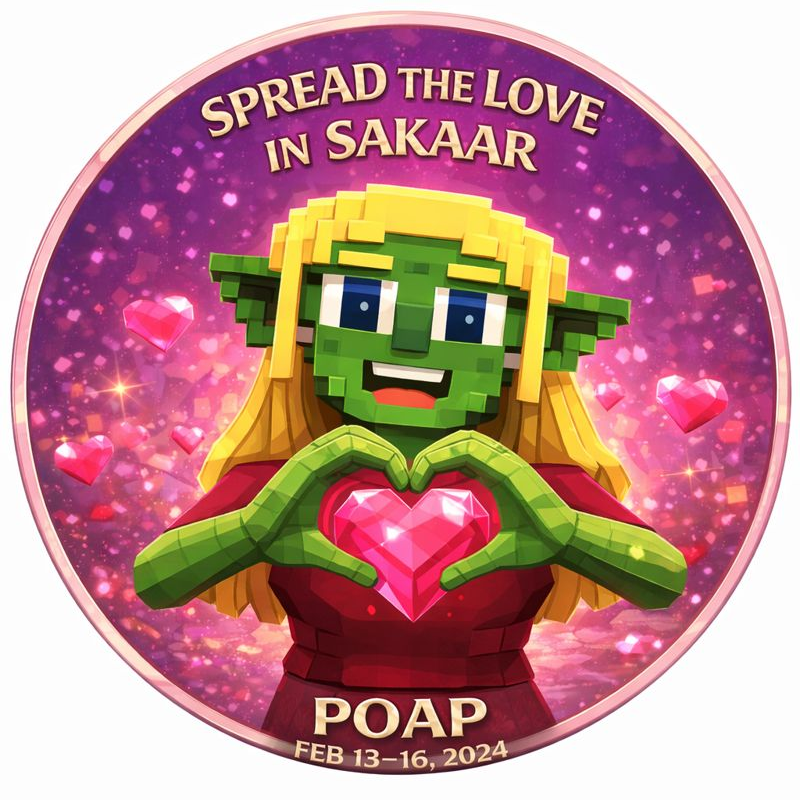 💖 Spread the Love in Sakaar POAP image