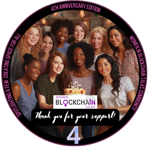 Women in Blockchain Talks - 4th Anniversary POAP image