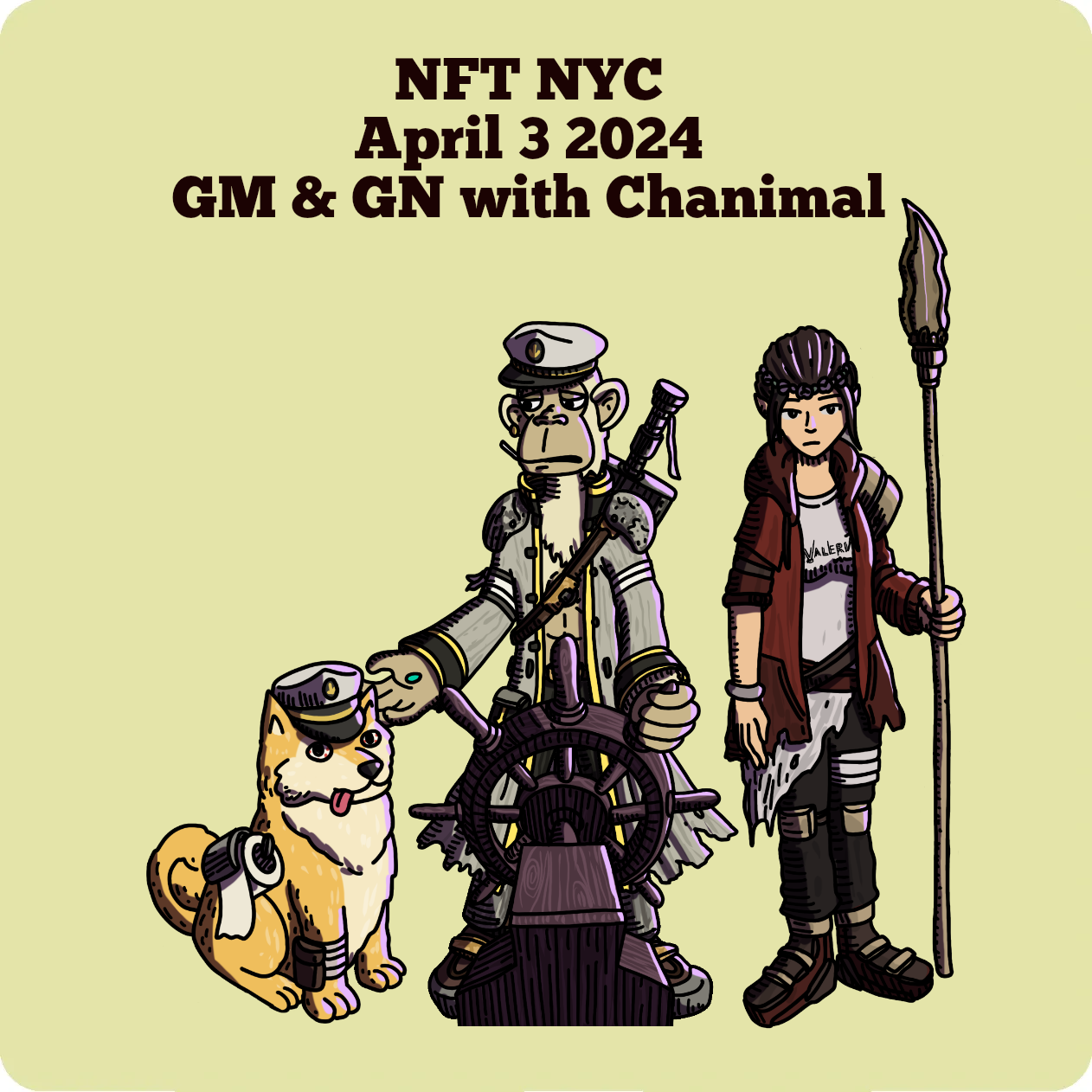 Welcome to NFT NYC April 3 : Chanimal POAP image