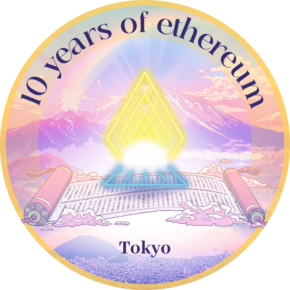 10 years of Ethereum - Tokyo POAP image