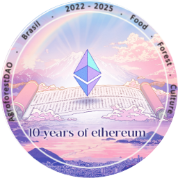 10 years of Ethereum Celebration in the AgroforestDAO POAP image