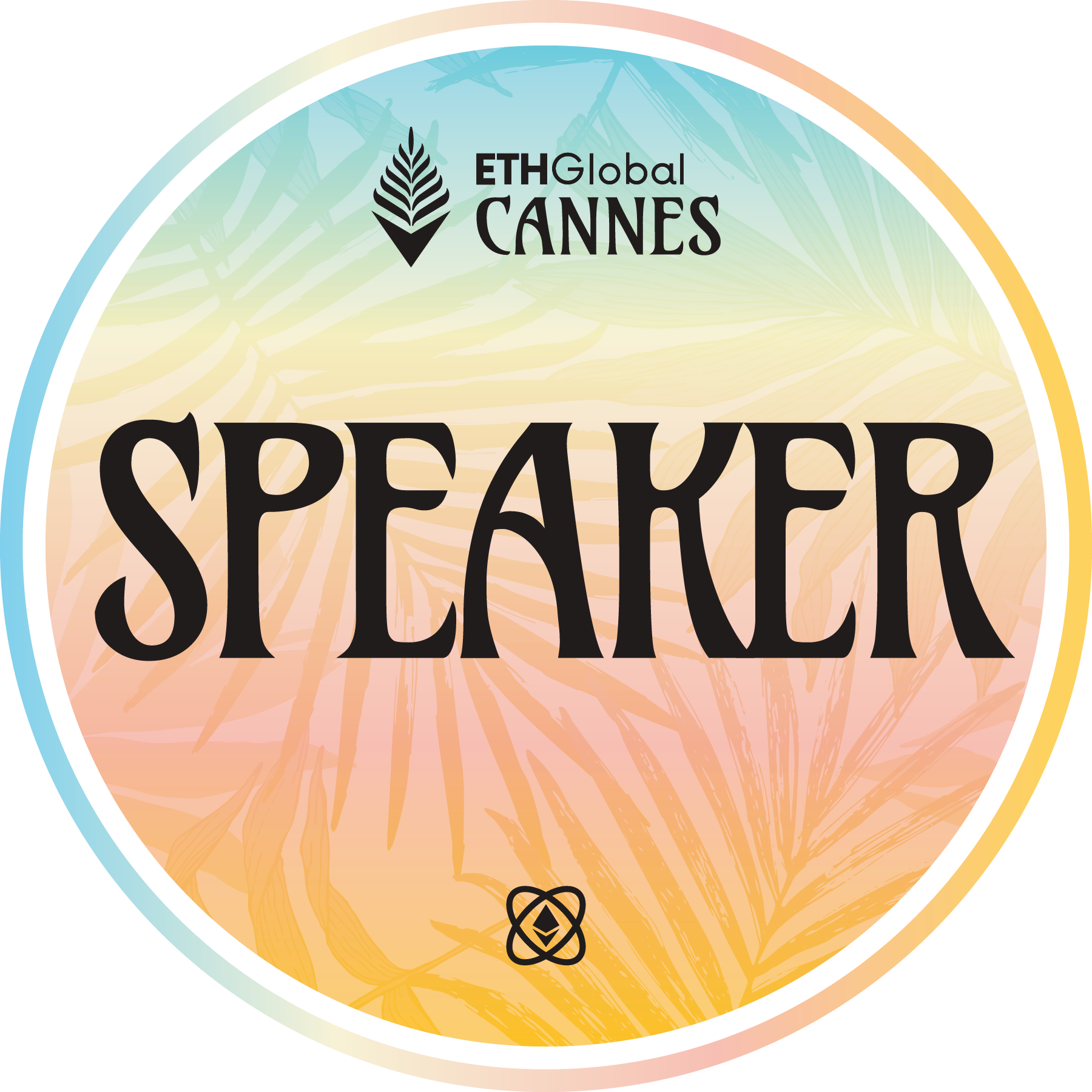 ETHGlobal Cannes 2025 Speaker POAP image