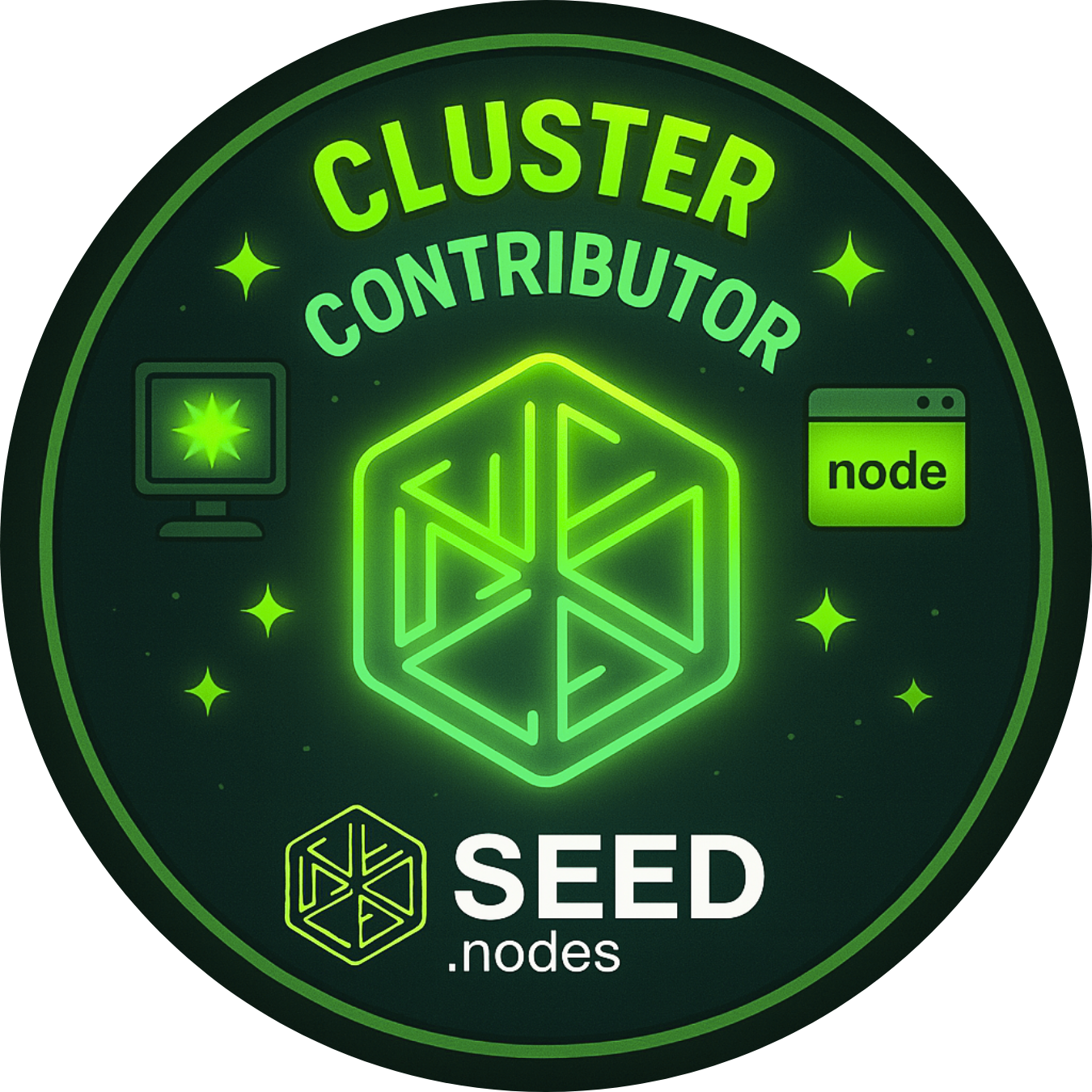 Cluster Contributor | Validador 32 ETH en mainnet | SEED Nodes POAP image