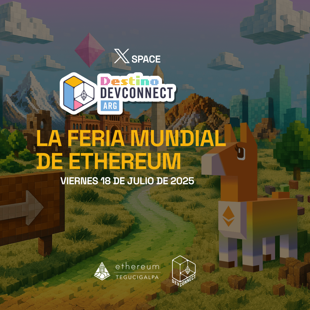 🎙️Xspace: Destino Devconect Arg 🇦🇷 La feria mundial de Ethereum ✨ drop image