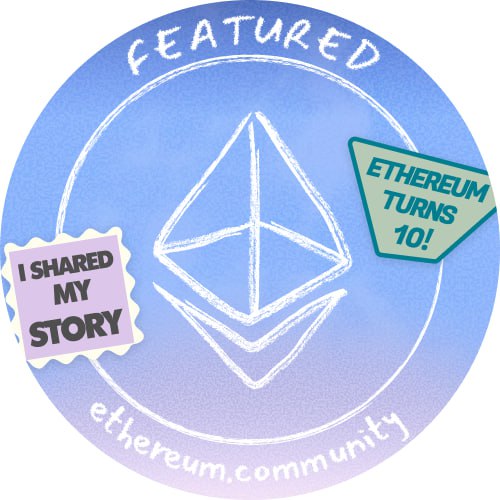 Ethereum turns 10 - featured story POAP image