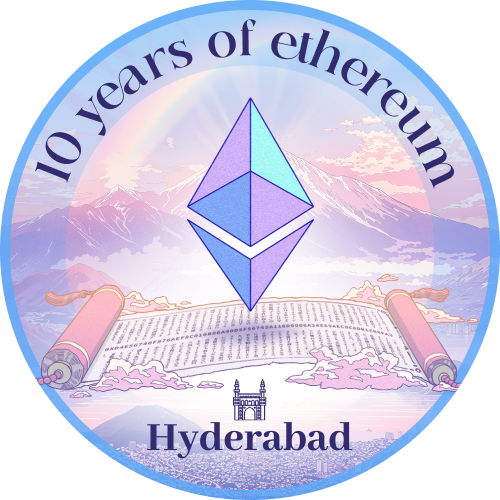 10 years of Ethereum - Hyderabad POAP image