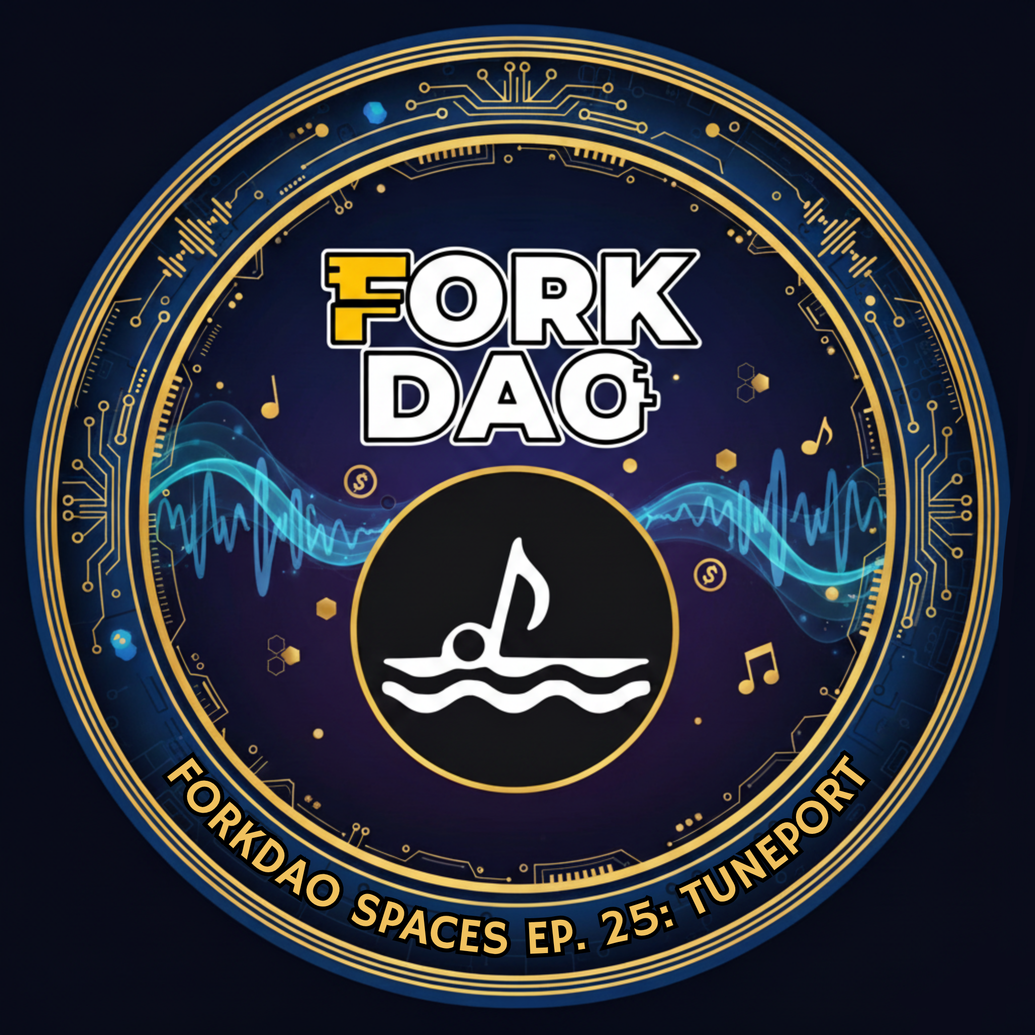 🎙FORKDAO SPACES EPISODIO R25: TUNEPORT POAP image