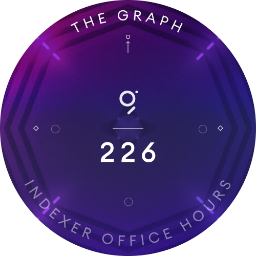 The Graph Indexer Office Hours #226 POAP image