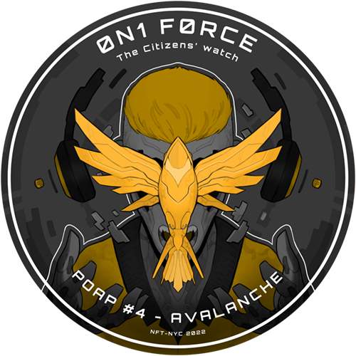 0N1Force Scavenger Hunt @ NFTNYC2022 4/7 POAP image