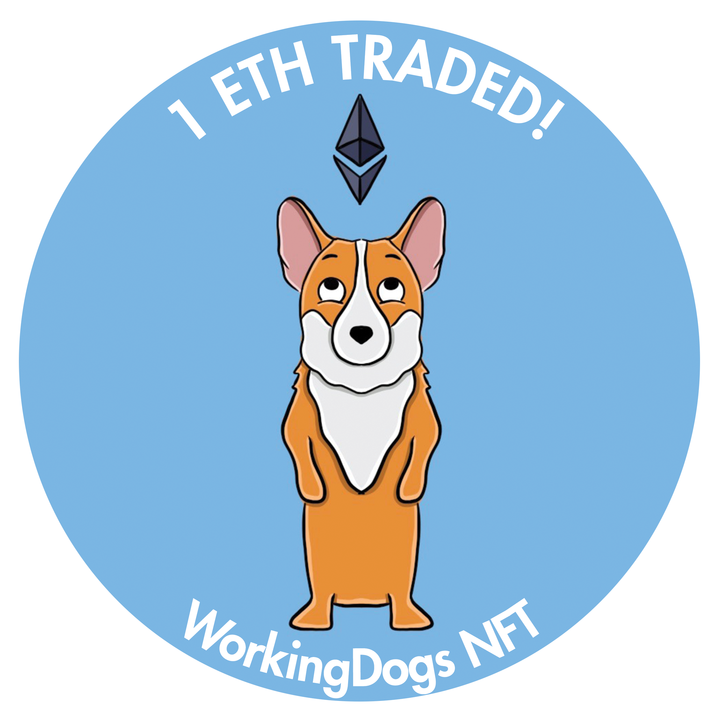 1 ETH Traded: WorkingDogs NFT POAP image