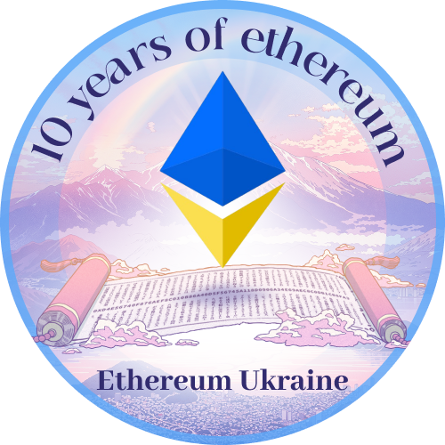 10 years of Ethereum - Kyiv POAP image