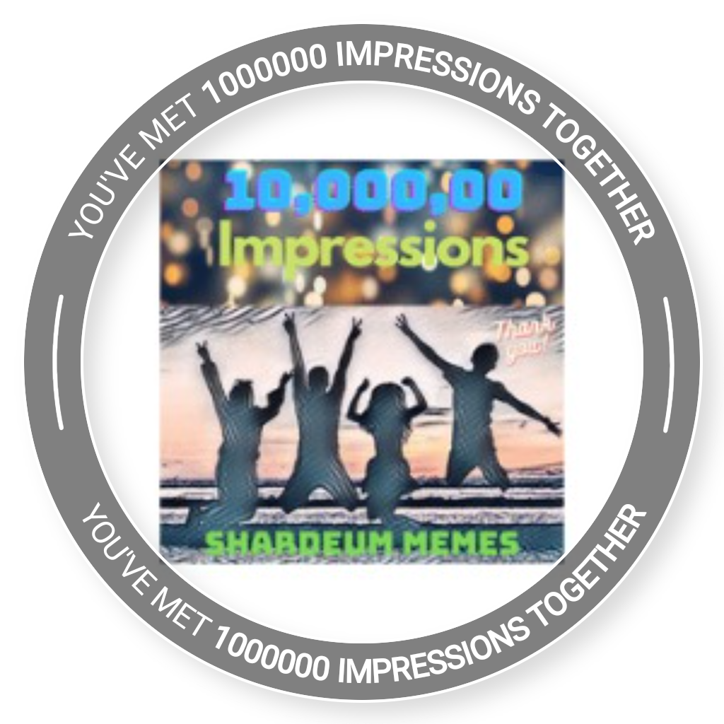1000000 IMPRESSIONS TOGETHER - November 2022 POAP image