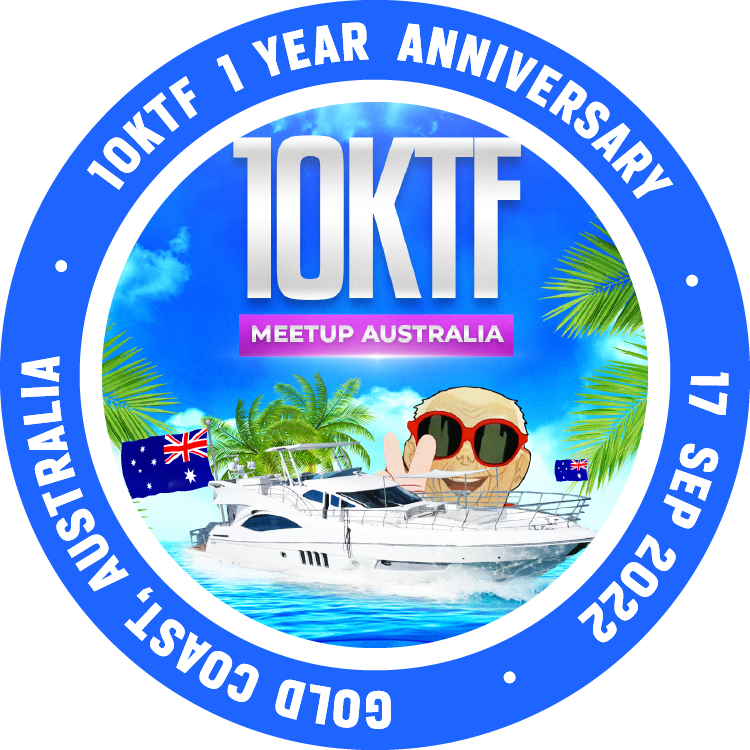 10ktf 1 Year Anniversary Meetup Australia POAP image