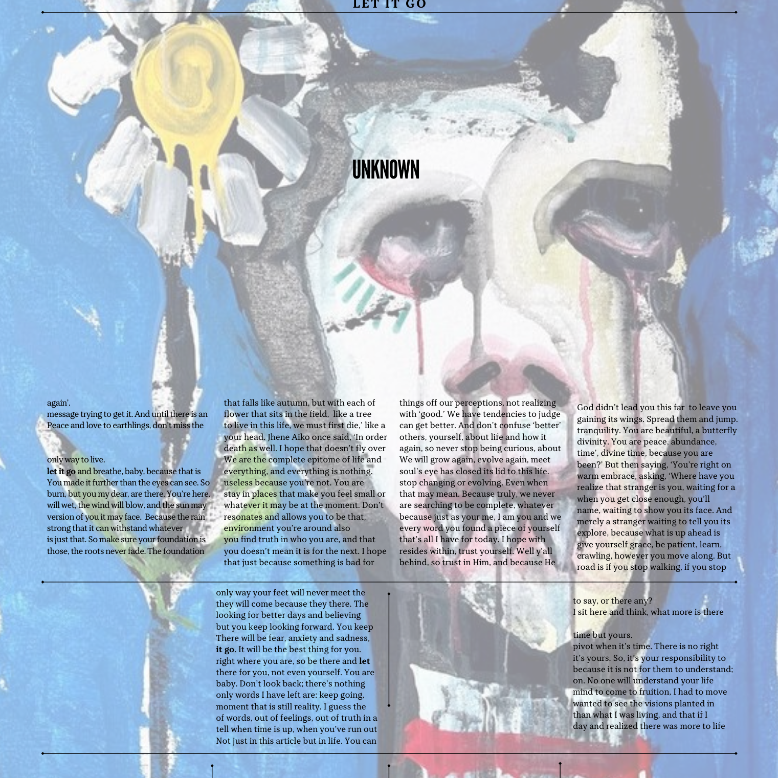 The Art of Letting Go and Surrendering to the Unknown POAP image