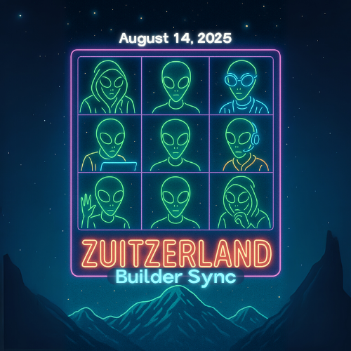 Zuitzerland Builder Sync - August 14 2025 POAP image