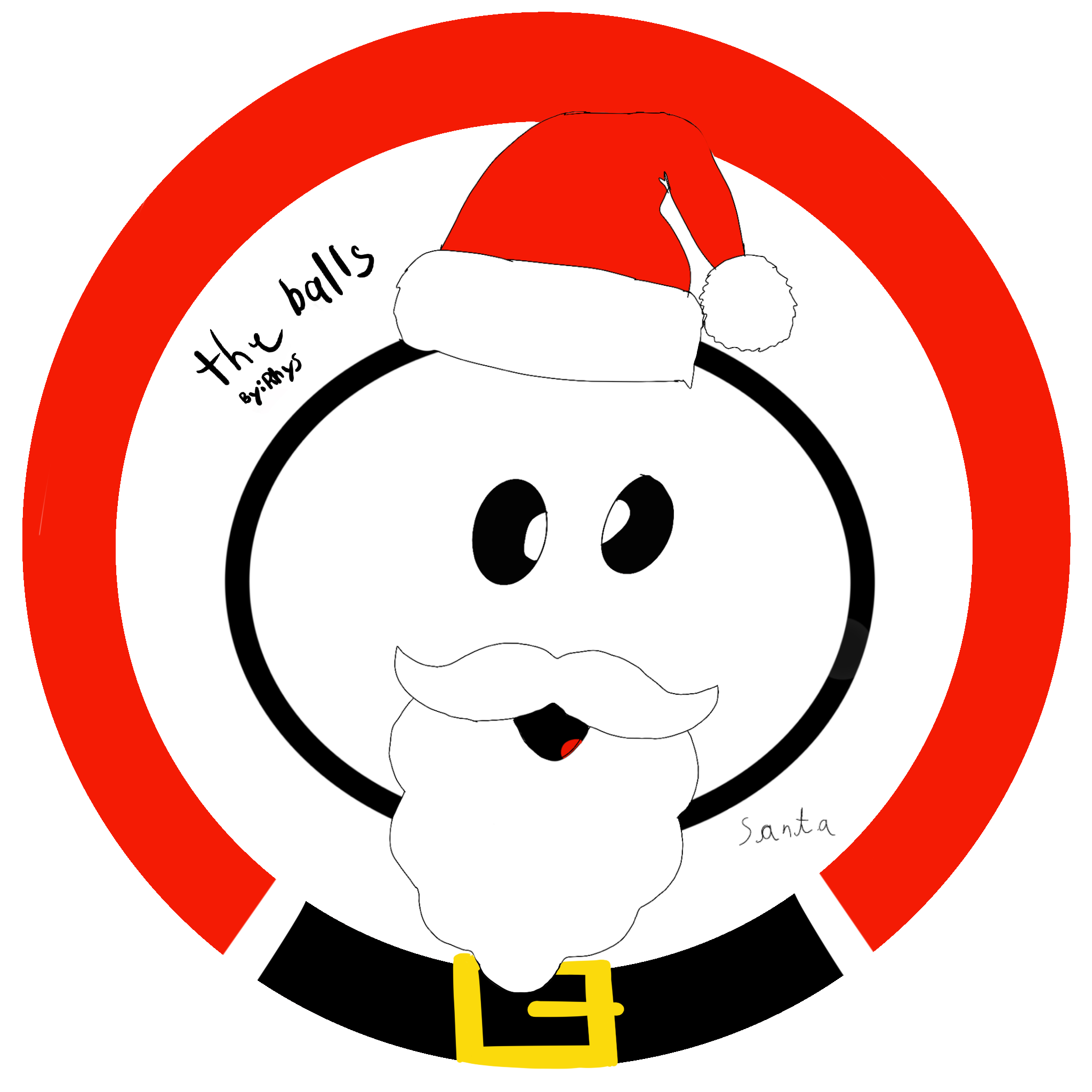 12 Days of “the BALLS” Christmas | Day 12| Santa  POAP image