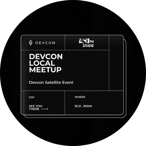 Devcon Local Meet-Up at India Blockchain Week POAP image