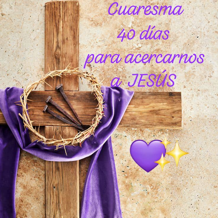 Inició la Cuaresma ✨✝️💜✨ drop image