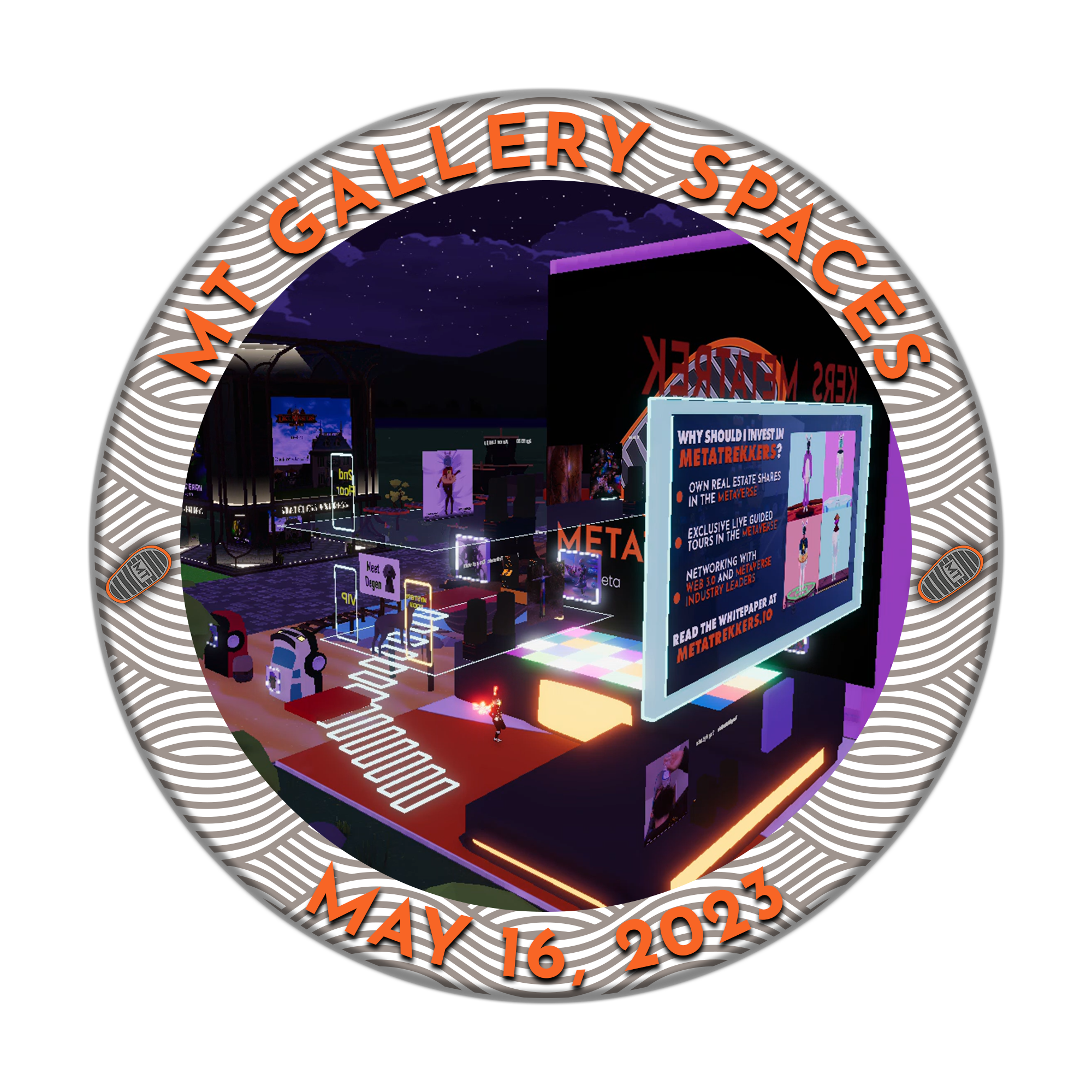 The MT Gallery Spaces POAP image