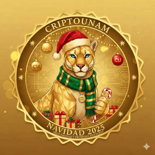 CriptoUNAM 2025: Feliz Navidad y Próspero Año Nuevo POAP image