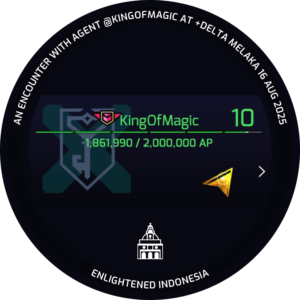 You have met agent KingOfMagic at +Delta Melaka Cendolmali POAP image
