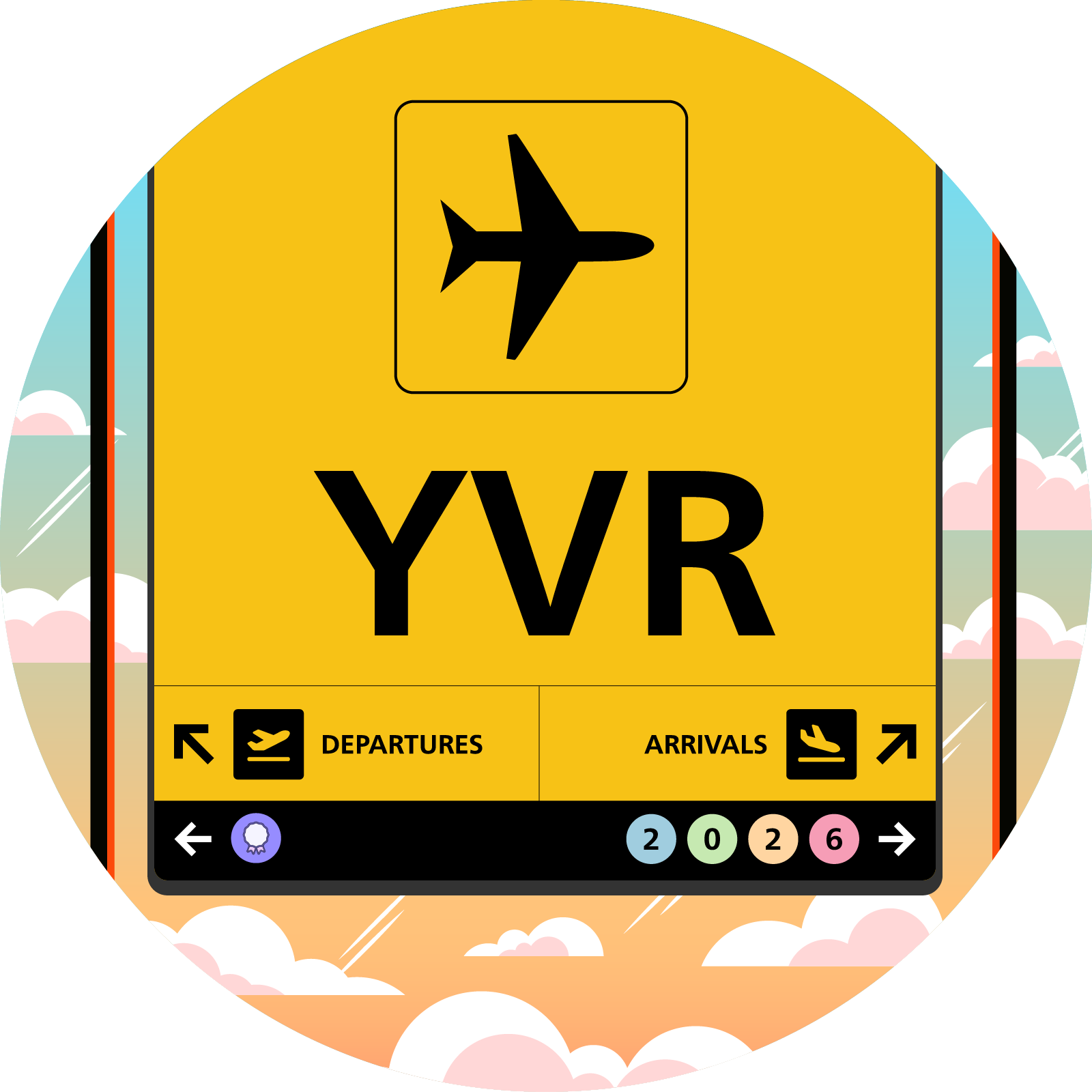 I passed through Vancouver International Airport (YVR) in 2026 POAP image