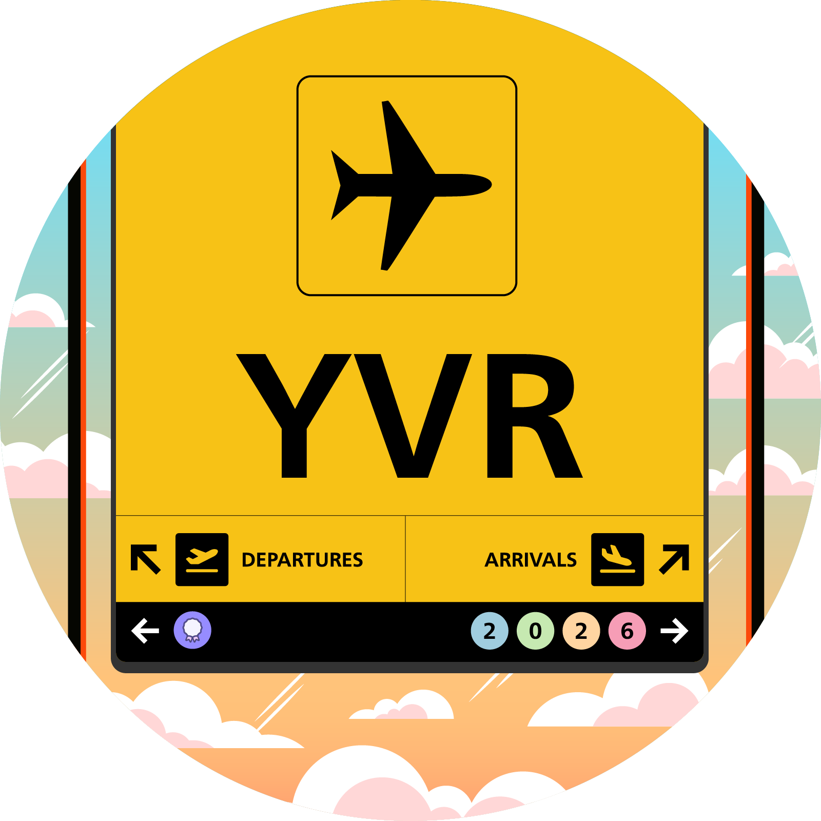 I passed through Vancouver International Airport (YVR) in 2026 zoomed in.