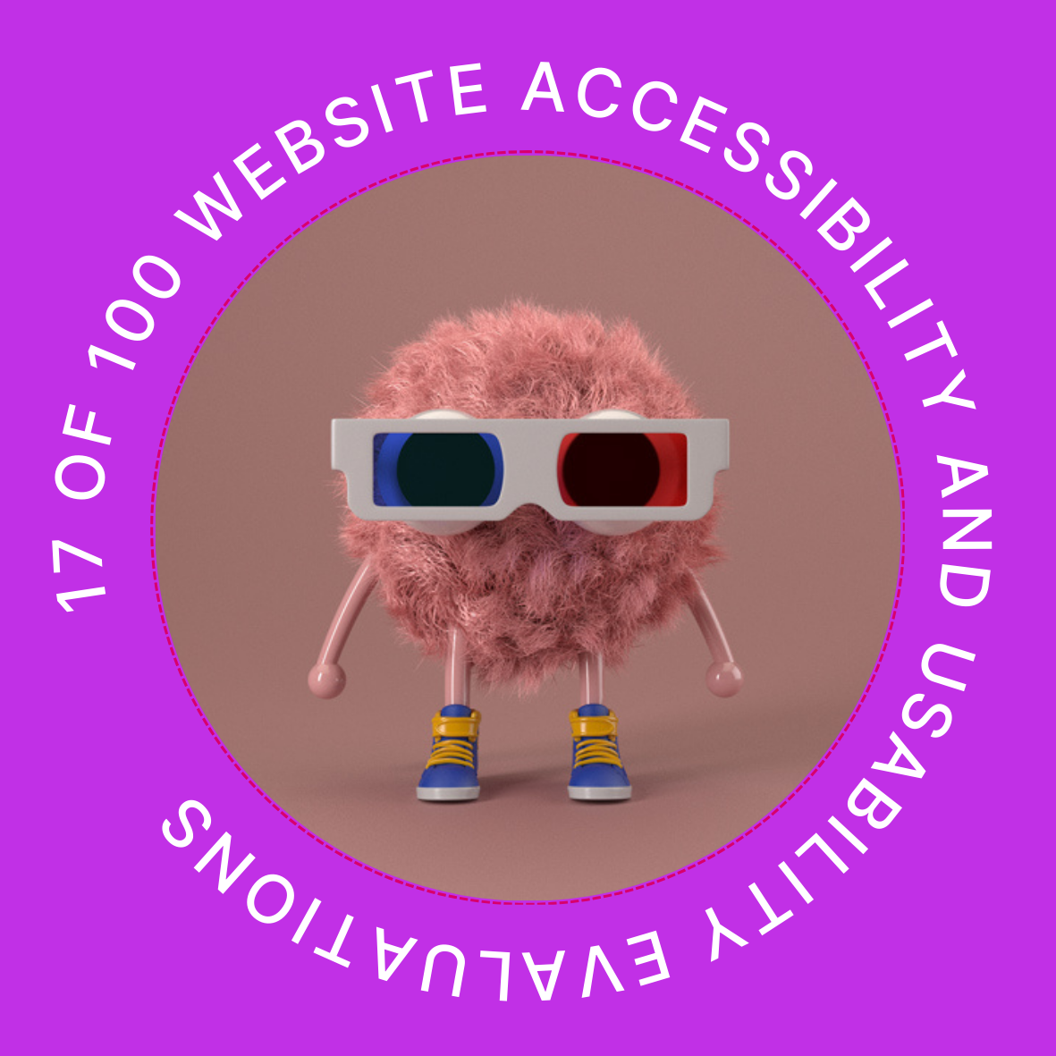 17 of 100 Website Accessibility and Usability Evaluations POAP image