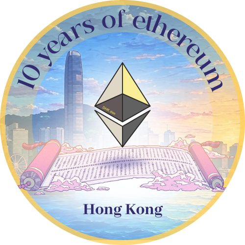 10 years of Ethereum - Hong Kong POAP image