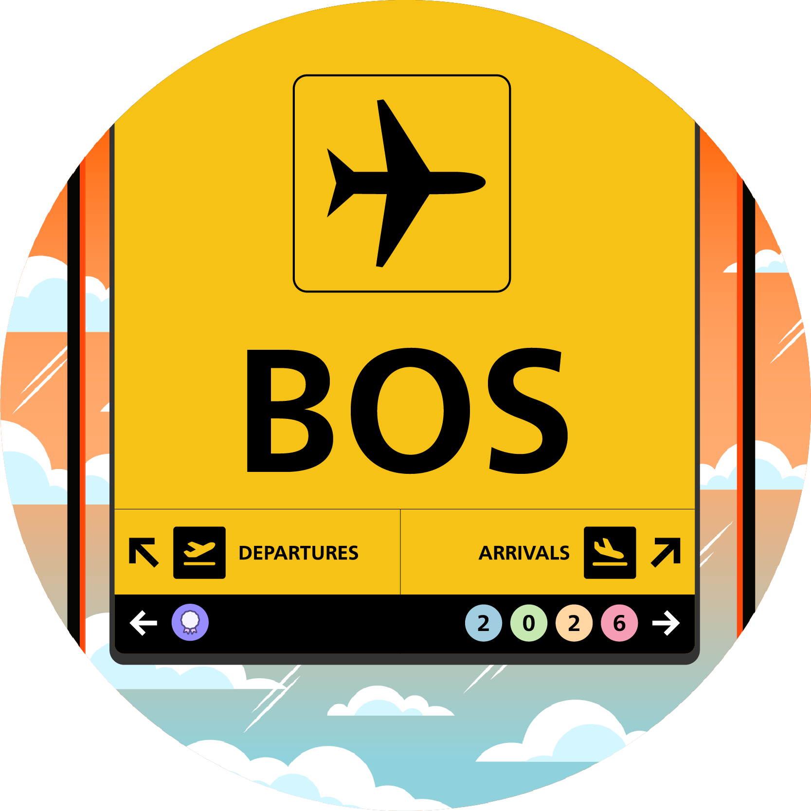 I passed through Boston Logan International Airport (BOS) in 2026 POAP image