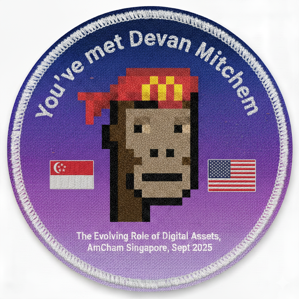 Drop #203595: You met Devan at New Frontiers in Finance, September 2025