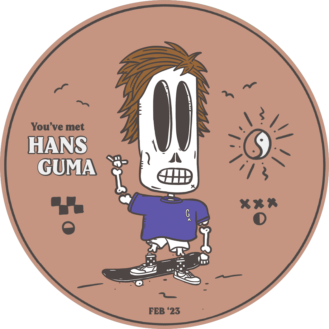 You've met Hans Guma in February 2023 POAP image