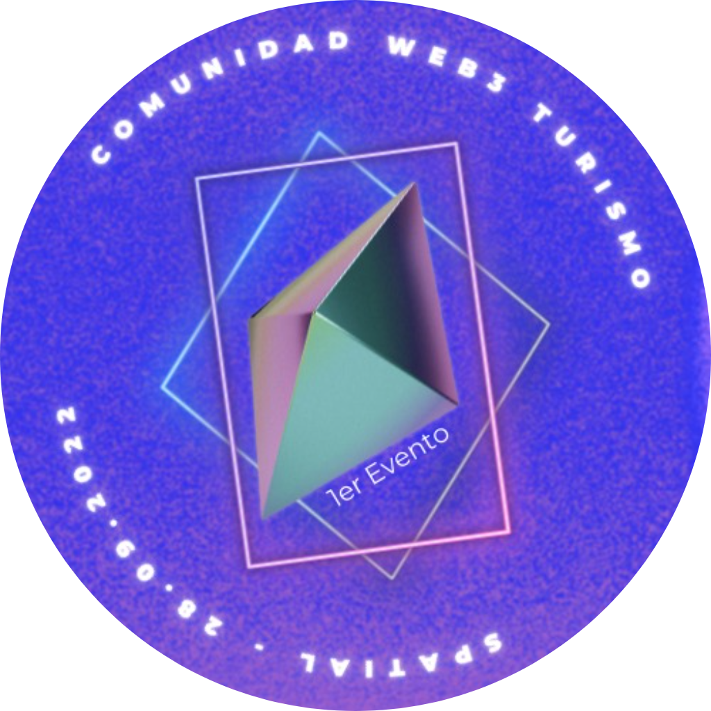 1er evento de la comunidad Web3 en Turismo en el Metaverso POAP image