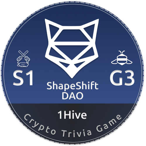 1Hive Crypto Trivia Game S1G3 POAP image