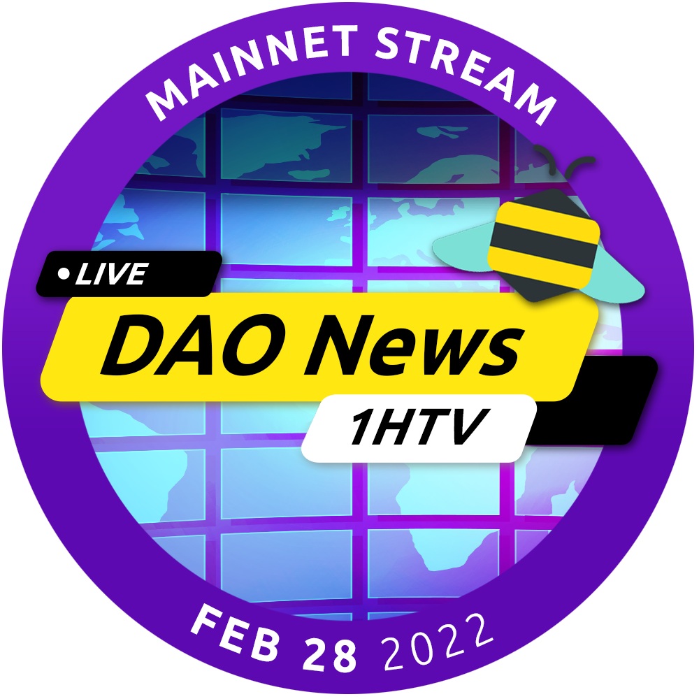 1Hive TV | DAO News | 02/28/22 POAP image