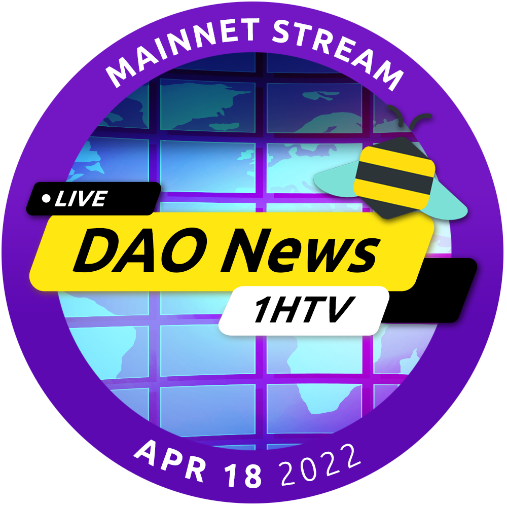 1HTV Monday Stream | 04/18/22 | DAO News Alpha POAP image