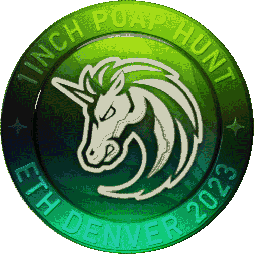 1inch ETHDenver POAP Hunt  | Part 4 POAP image