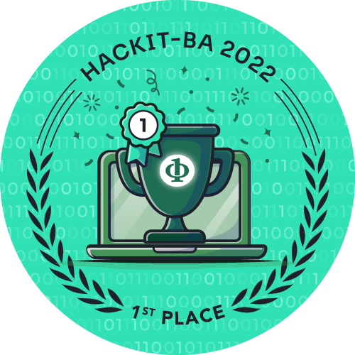 1st Place winners of HackIt-BA POAP image