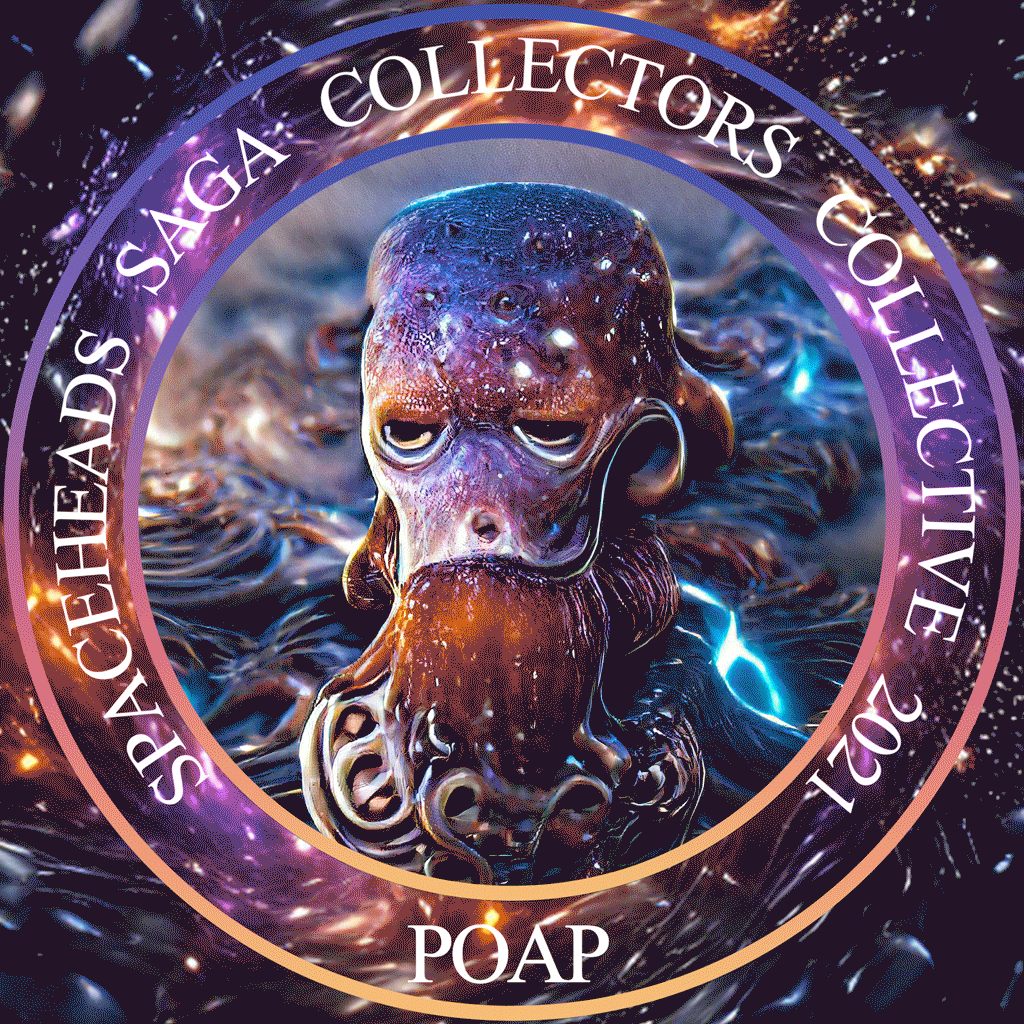  2021 Spaceheads Saga Collectors Collective POAP image