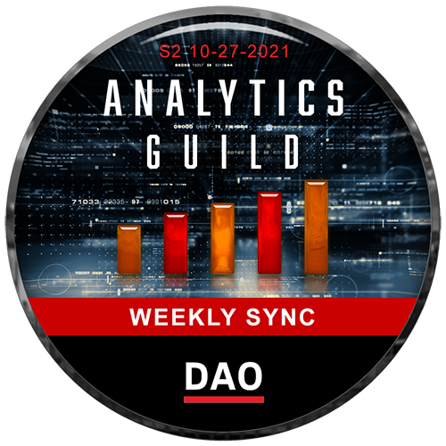 20211027 Bankless DAO Analytics Guild Weekly Check In POAP image