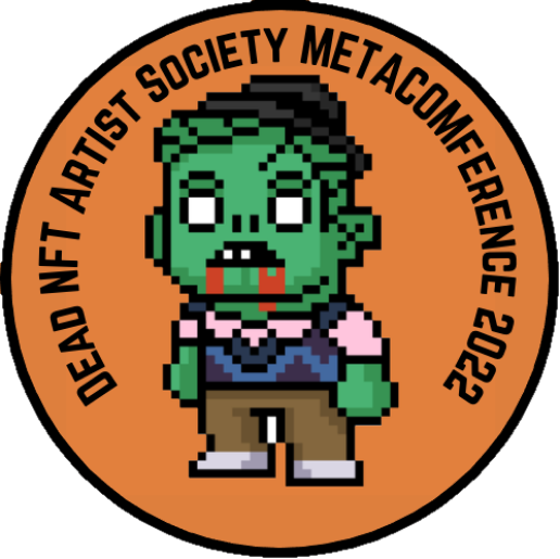 2022 Dead NFT Artist Society METACOMference Booth POAP image