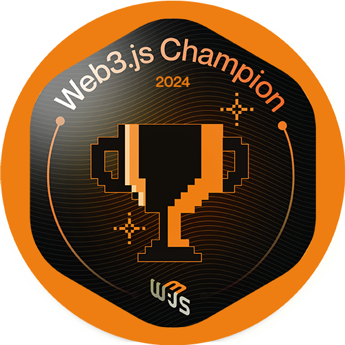 2024 web3.js Champion POAP image