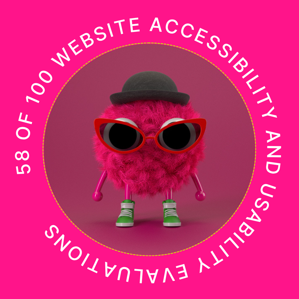 58 of 100 Website Accessibility and Usability Evaluations POAP image
