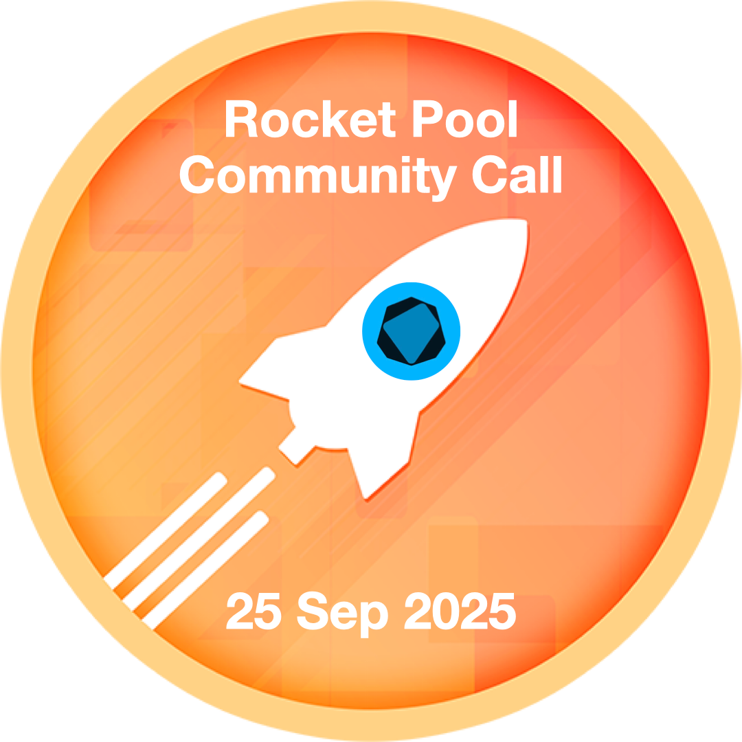 Rocket Pool Community Call, 25 September 2025 POAP image