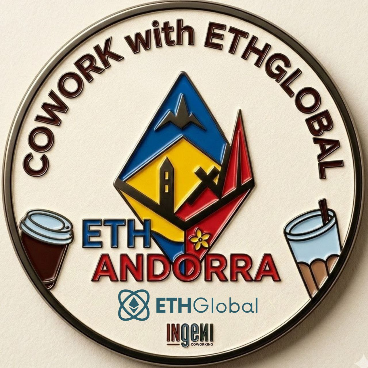Cowork with ETHGlobal in Andorra POAP image