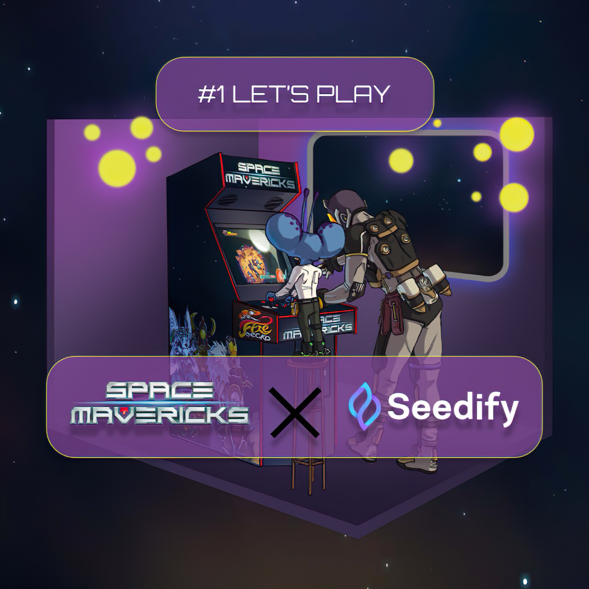 Space Mavericks: AMA & Let's Play Adventure POAP with Seedify POAP image