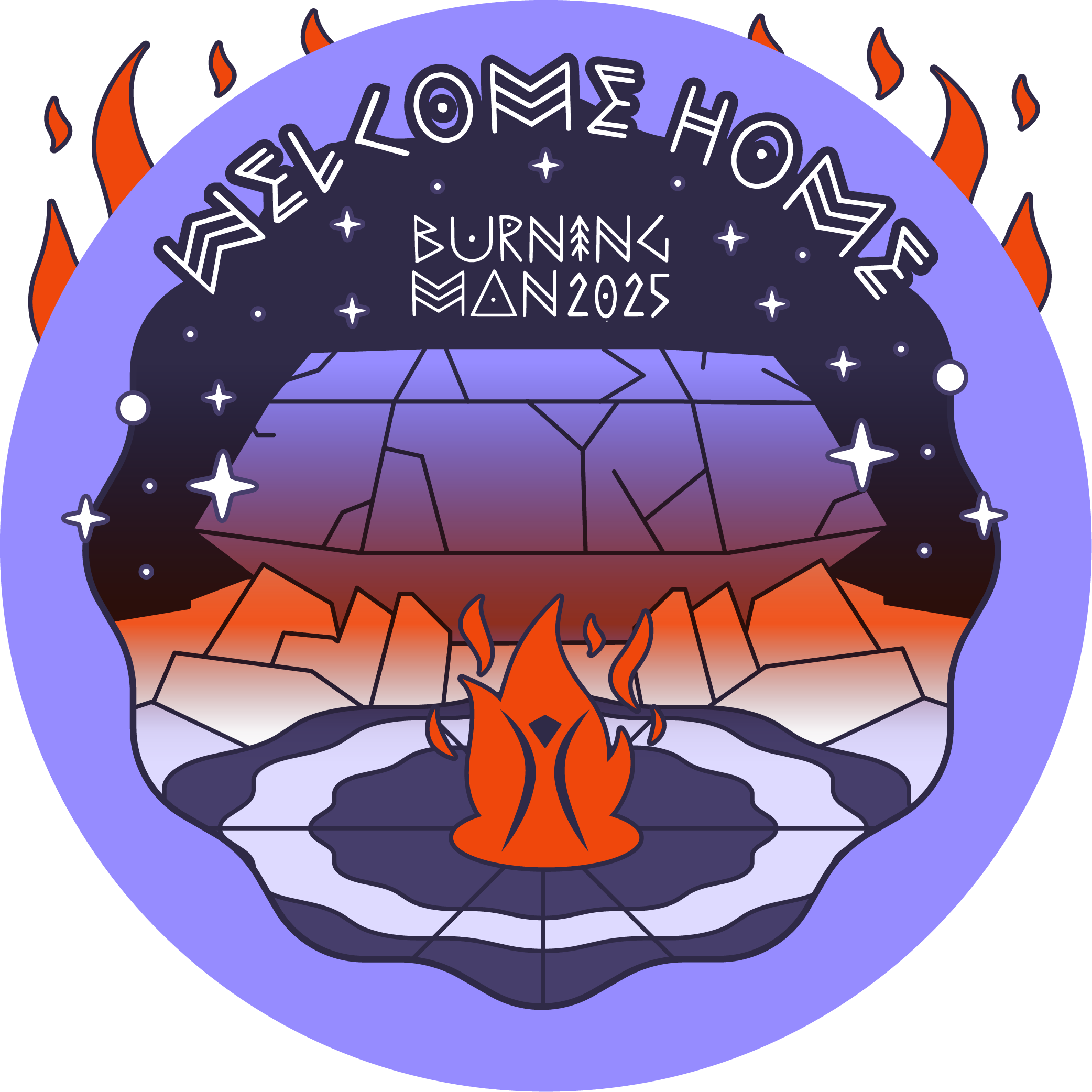 Burning Man 2025 POAP image