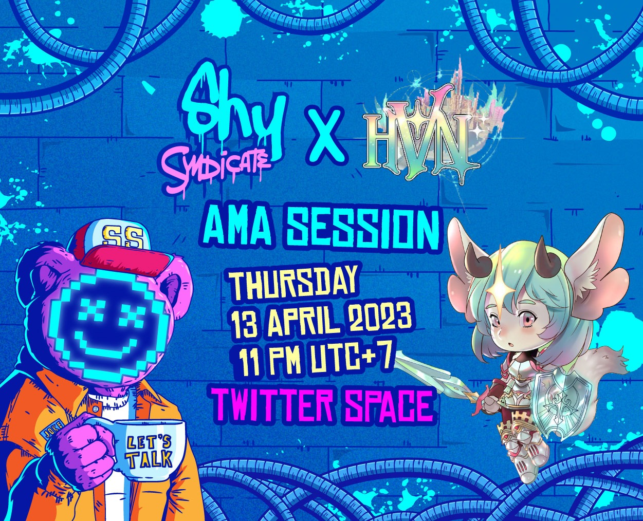 Shy Syndicate X Project HVN Twitter Space AMA POAP image