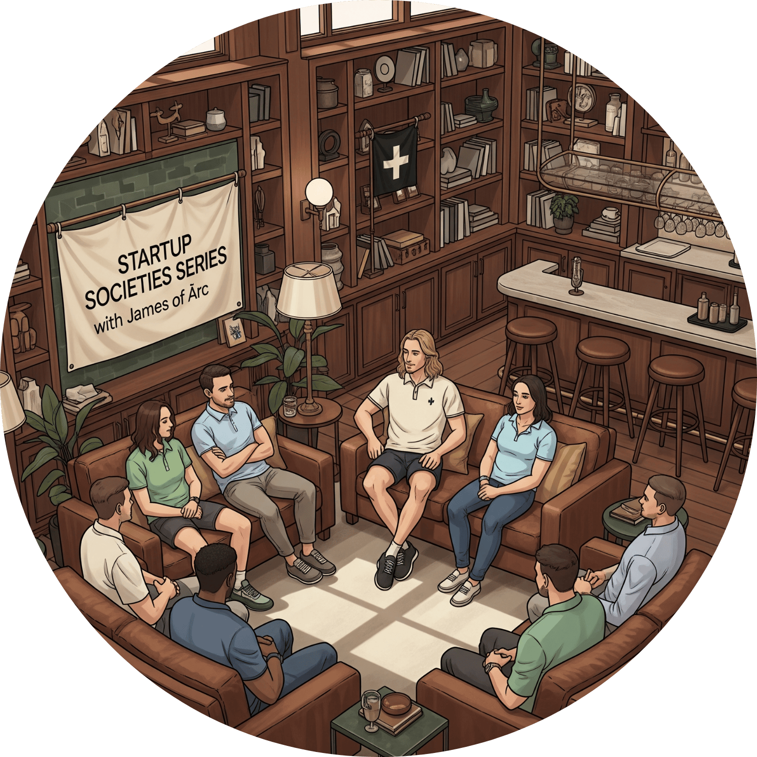 Startup Societies Series by James of Ârc | Network School (Aug 2025) POAP image