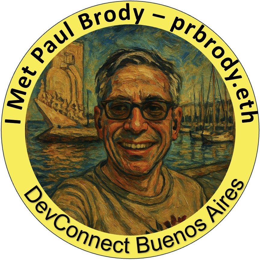 You’ve Met Paul Brody at DevConnect POAP image